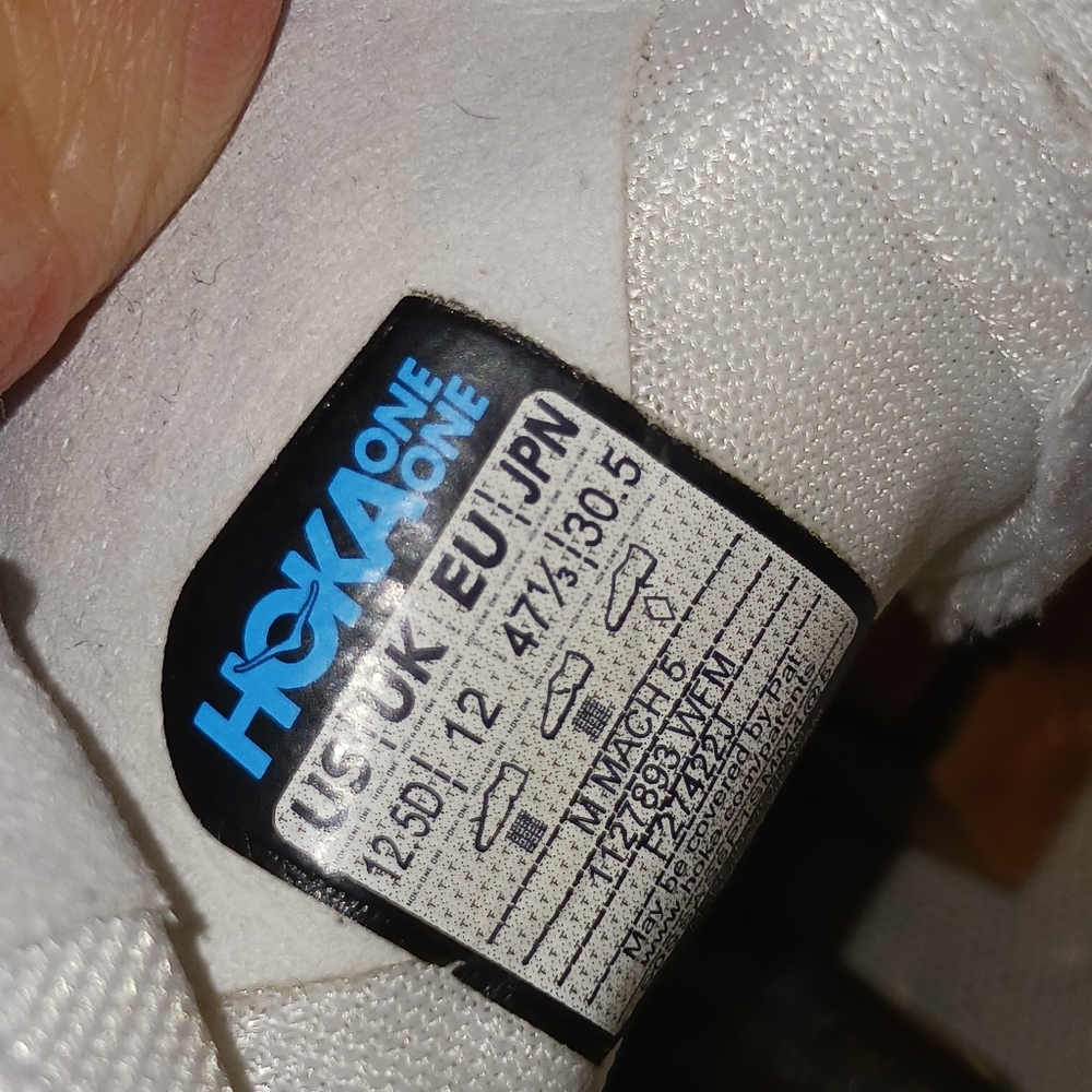Hoka One Mach 5 ProFly Lifestyle/Comfort/Medical Field Shoes Size 12.5 for Men - Picture 8 of 11